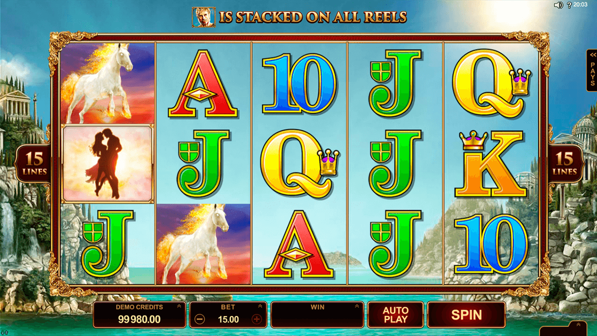 titans of the sun hyperion microgaming slot machine 