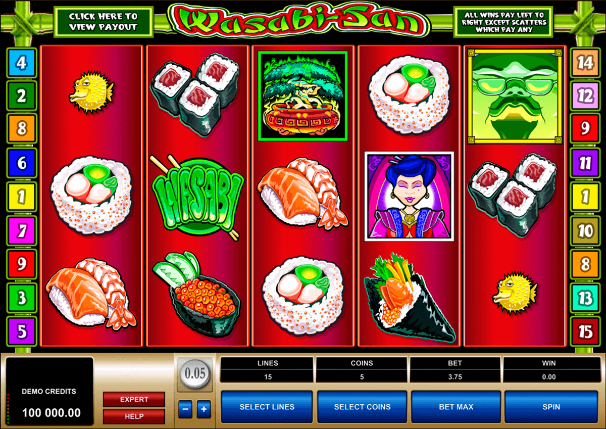 wasabisan microgaming slot machine 