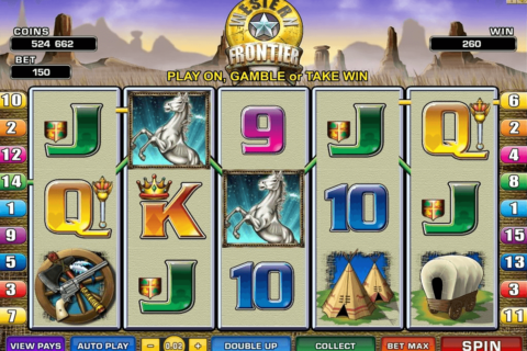 western frontier microgaming slot machine 