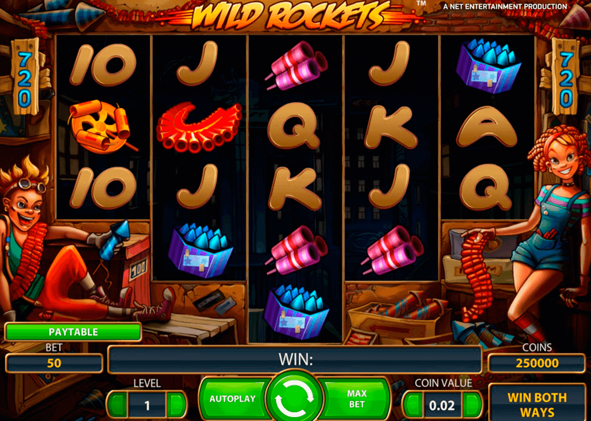 wild rockets netent slot machine 