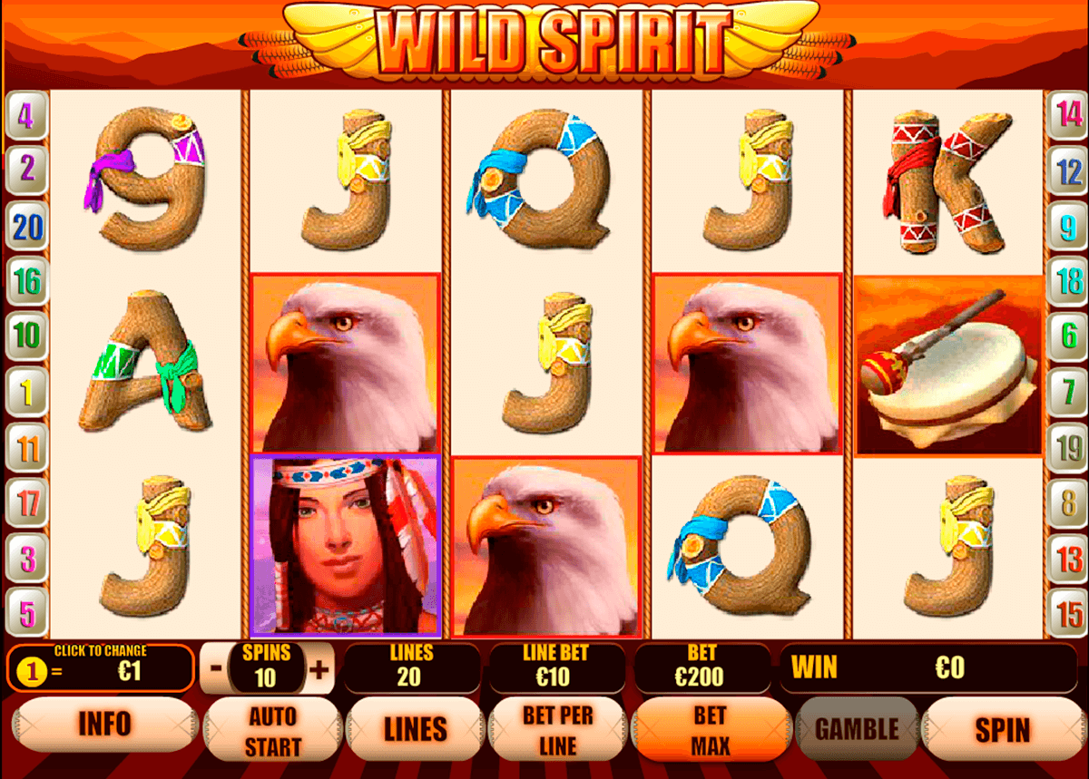 wild spirit playtech slot machine 