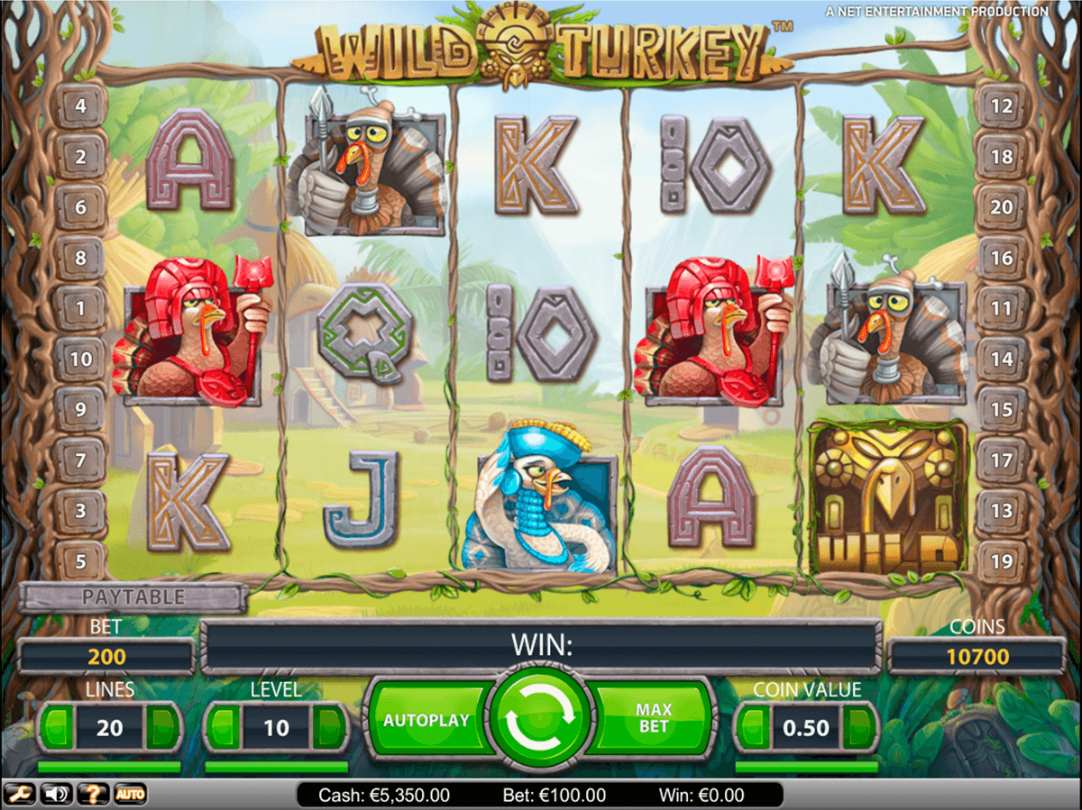 wild turkey netent slot machine 