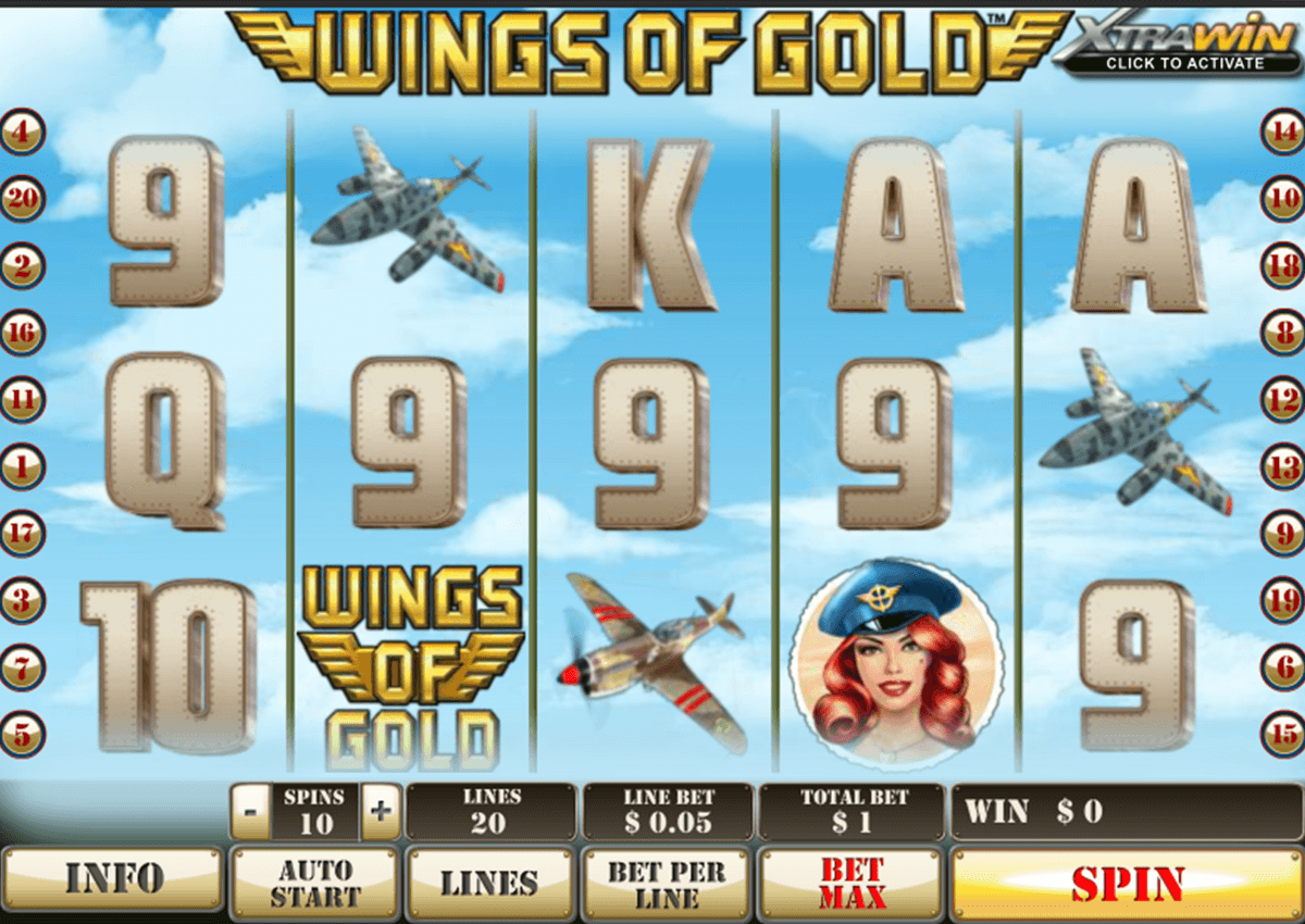 wings of gold playtech slot machine 
