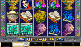 witches wealth microgaming slot machine 