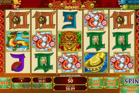 zhao cai jin bao jackpot playtech slot machine 