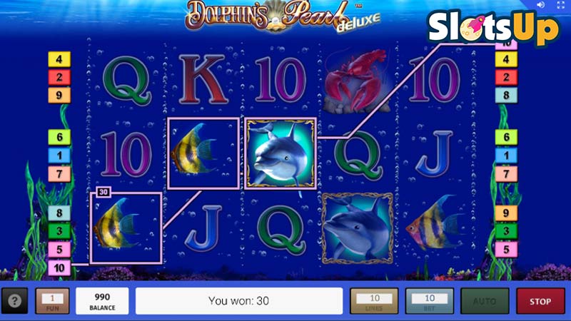 dolphins pearl deluxe slot 