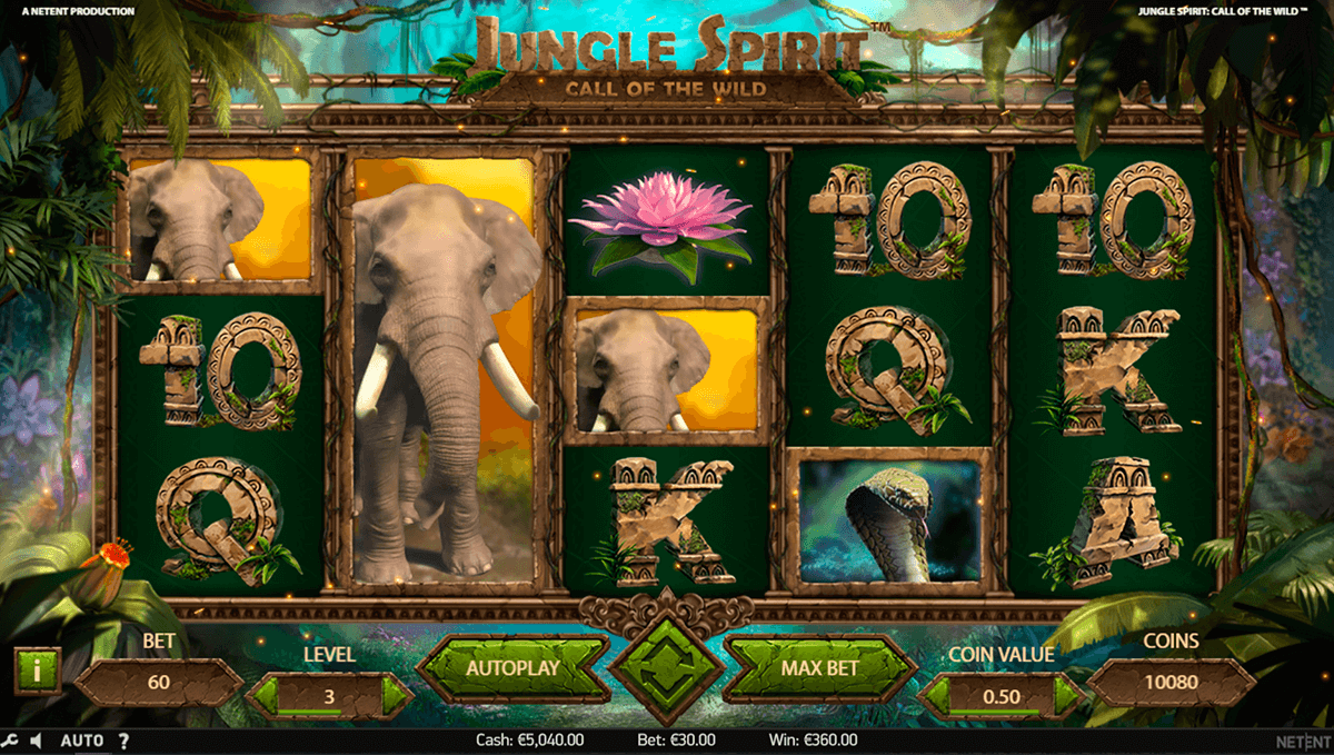 jungle spirit call of the wild netent slot machine 