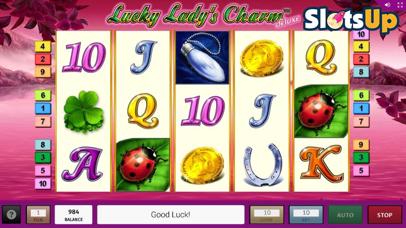 lucky ladys charm deluxe slot 